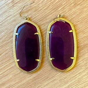 Purple Kendra Scott Earrings